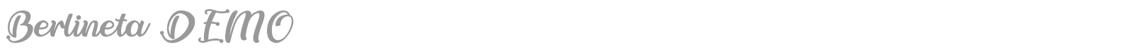 Berlineta font preview